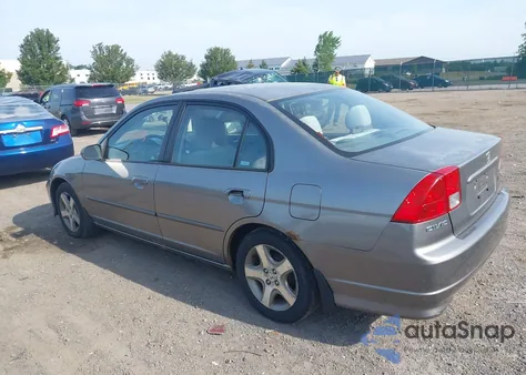 2004 Honda Civic Ex из США, поврежденный, VIN 2HGES26744H535254